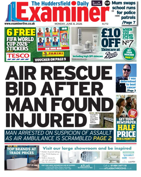 Cover of Huddersfield Daily Examiner