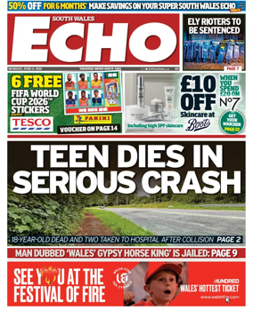 Cover of South Wales Echo