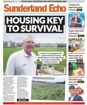Cover of Sunderland Echo