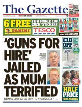 Cover of Teesside Evening Gazette