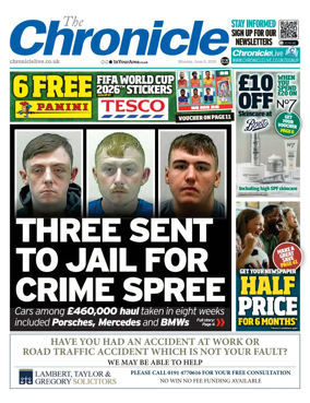 Cover of The Chronicle (South Tyneside and Durham)