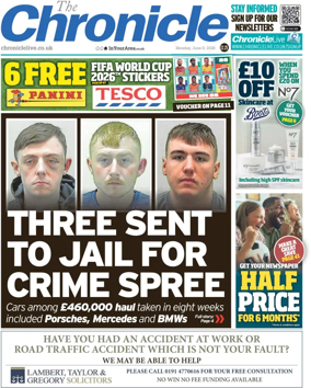 Cover of The Chronicle (UK)
