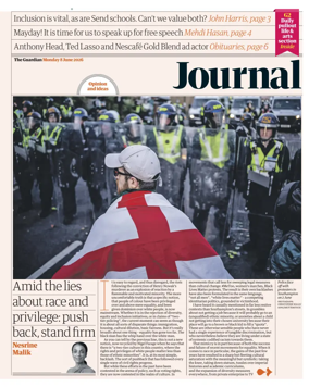 Cover of The Guardian e-paper Journal
