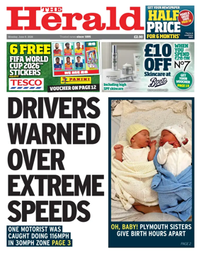 Cover of The Plymouth Herald