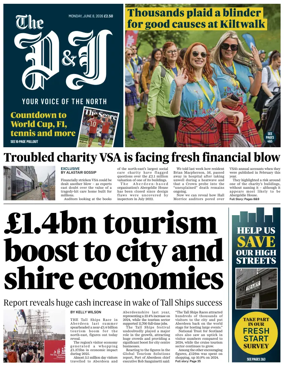 Cover of The Press and Journal (Aberdeen and Aberdeenshire)