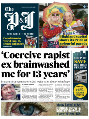 Cover of The Press and Journal (Inverness Highlands and Islands)