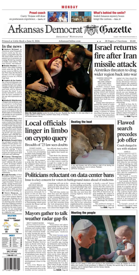 Cover of Arkansas Democrat-Gazette