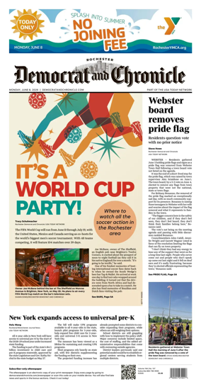 Cover of Democrat and Chronicle