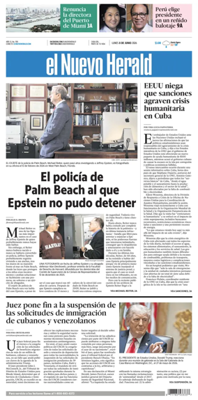 Cover of El Nuevo Herald
