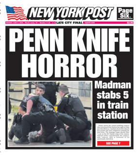 Cover of New York Post