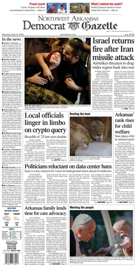 Cover of Northwest Arkansas Democrat-Gazette