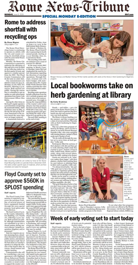Cover of Rome News-Tribune