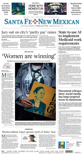 Cover of Santa Fe New Mexican