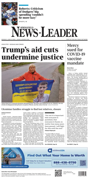 Cover of Springfield News-Leader