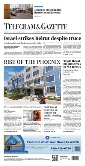 Cover of Telegram & Gazette