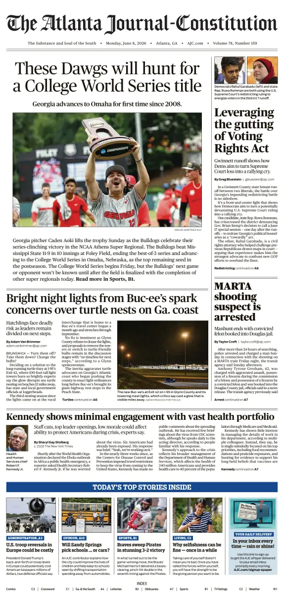 Cover of The Atlanta Journal-Constitution