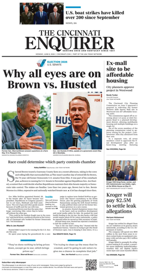 Cover of The Cincinnati Enquirer