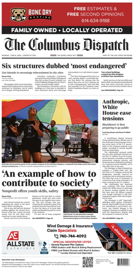 Cover of The Columbus Dispatch