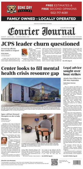 Cover of The Courier-Journal (Louisville)
