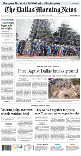 Cover of The Dallas Morning News