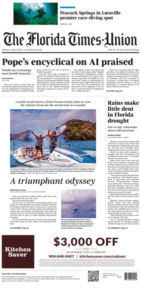 Cover of The Florida Times-Union