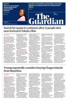 Cover of The Guardian (USA)