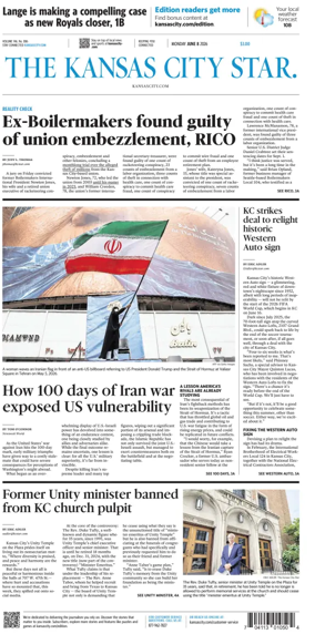 Cover of The Kansas City Star