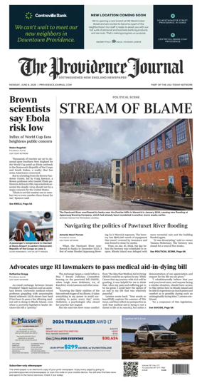 Cover of The Providence Journal