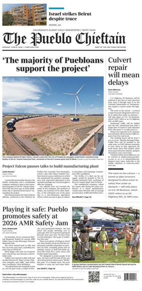 Cover of The Pueblo Chieftain