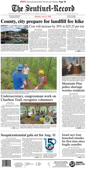 Cover of The Sentinel-Record