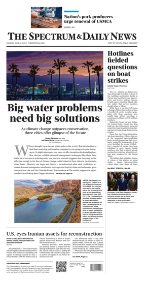 Cover of The Spectrum & Daily News