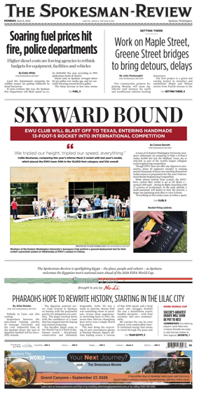 Cover of The Spokesman-Review (Spokane)
