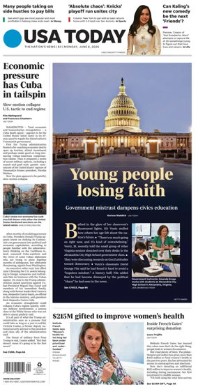 Cover of USA TODAY US Edition
