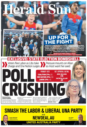Cover of Herald Sun