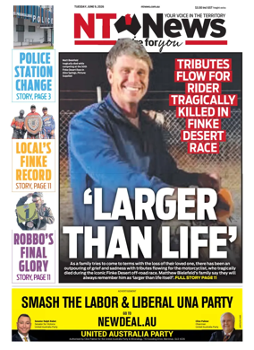 Cover of NT News