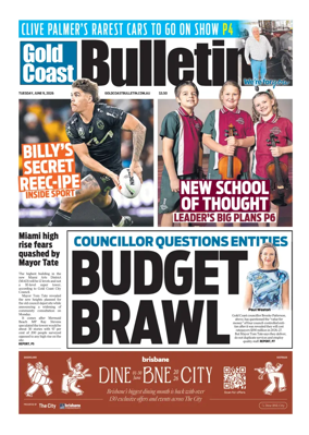 Cover of The Gold Coast Bulletin