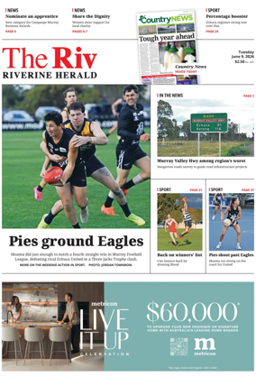 Cover of The Riverine Herald