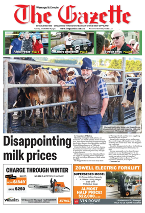 Cover of Warragul & Drouin Gazette