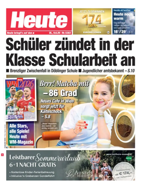 Cover of Heute - Wien Ausgabe