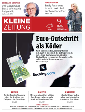 Cover of Kleine Zeitung Kaernten