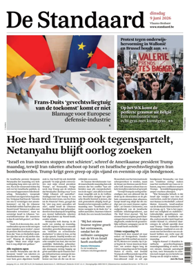 Cover of De Standaard