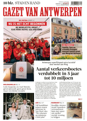 Cover of Gazet van Antwerpen Stad en Rand