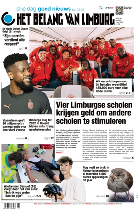 Cover of Het Belang van Limburg