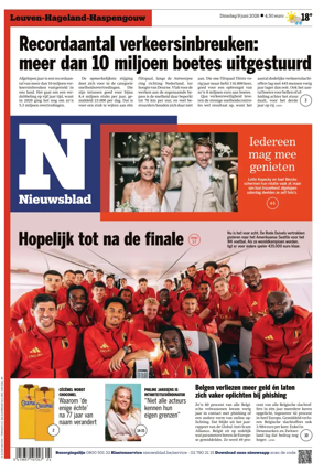 Cover of Het Nieuwsblad