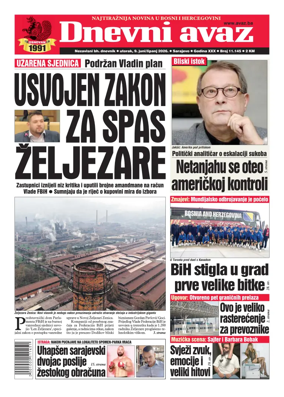 Cover of Dnevni avaz