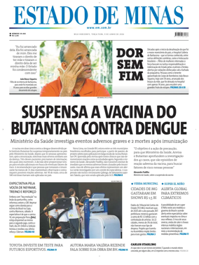 Cover of Estado de Minas (Brazil)