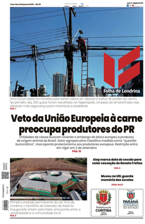 Cover of Folha de Londrina