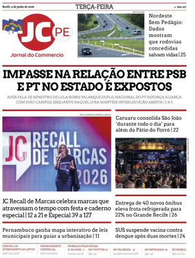 Cover of Jornal do Commercio