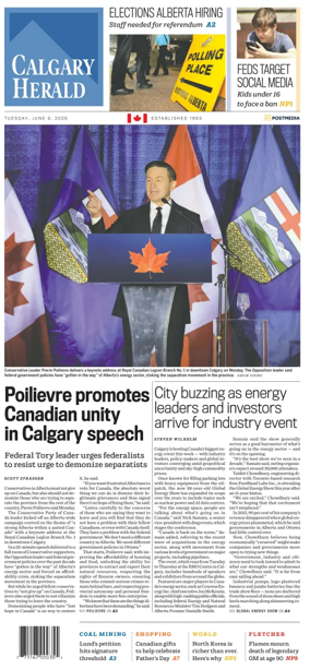 Cover of Calgary Herald