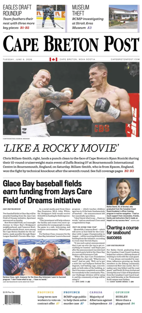 Cover of Cape Breton Post